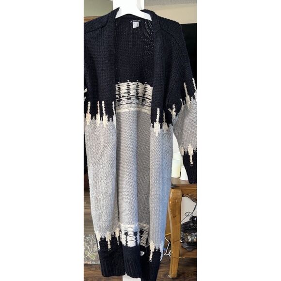 Venus Duster Sweater Ankle‎ Length 100% Acrylic South Western Colors - Picture 1 of 8